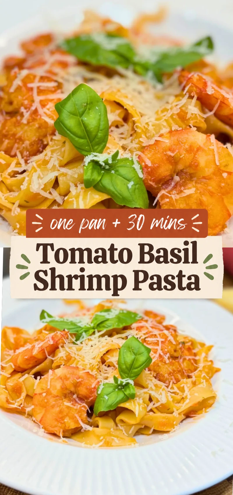 Split image Pinterest pin with text overlay in the middle